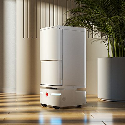 YUMA hotel delivery robot supporting room-service operations in the UAE