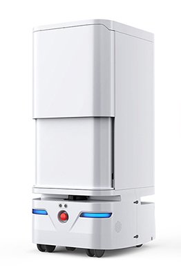 YUMA autonomous indoor delivery robot for hospitality and service environments